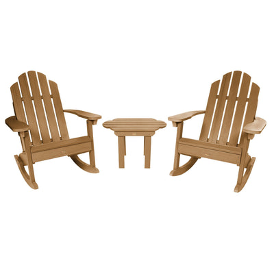 Classic Westport Rocking Chair and Table Set Highwood USA Toffee 