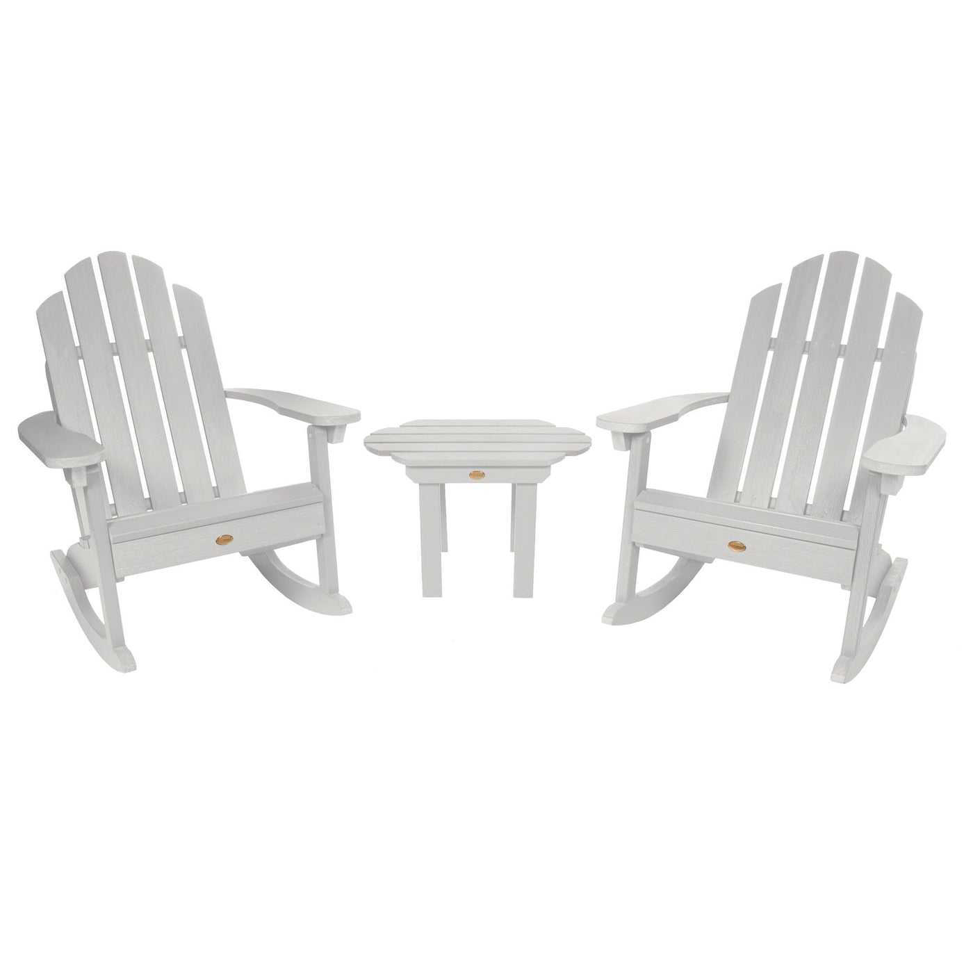Classic Westport Rocking Chair and Table Set Highwood USA White 