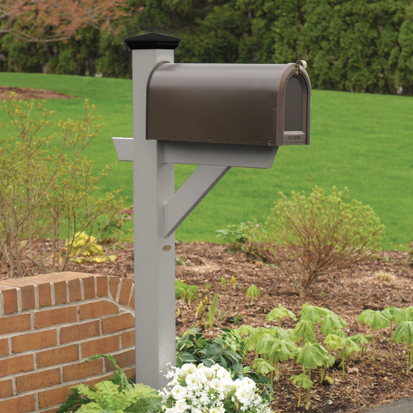 Hazleton Mailbox Post Outdoor Structures Highwood USA 