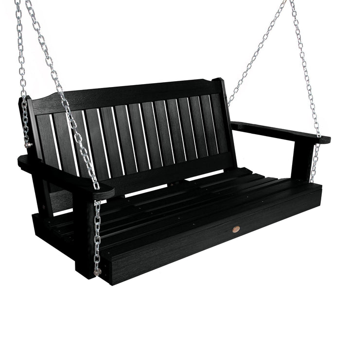 Refurbished Lehigh Porch Swing 4ft Highwood USA Black 