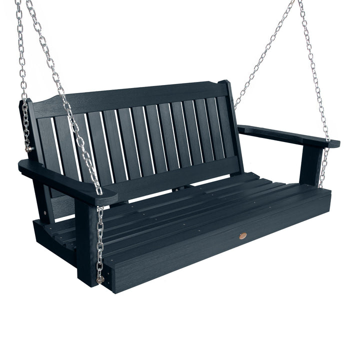 Refurbished Lehigh Porch Swing 4ft Highwood USA Federal Blue 