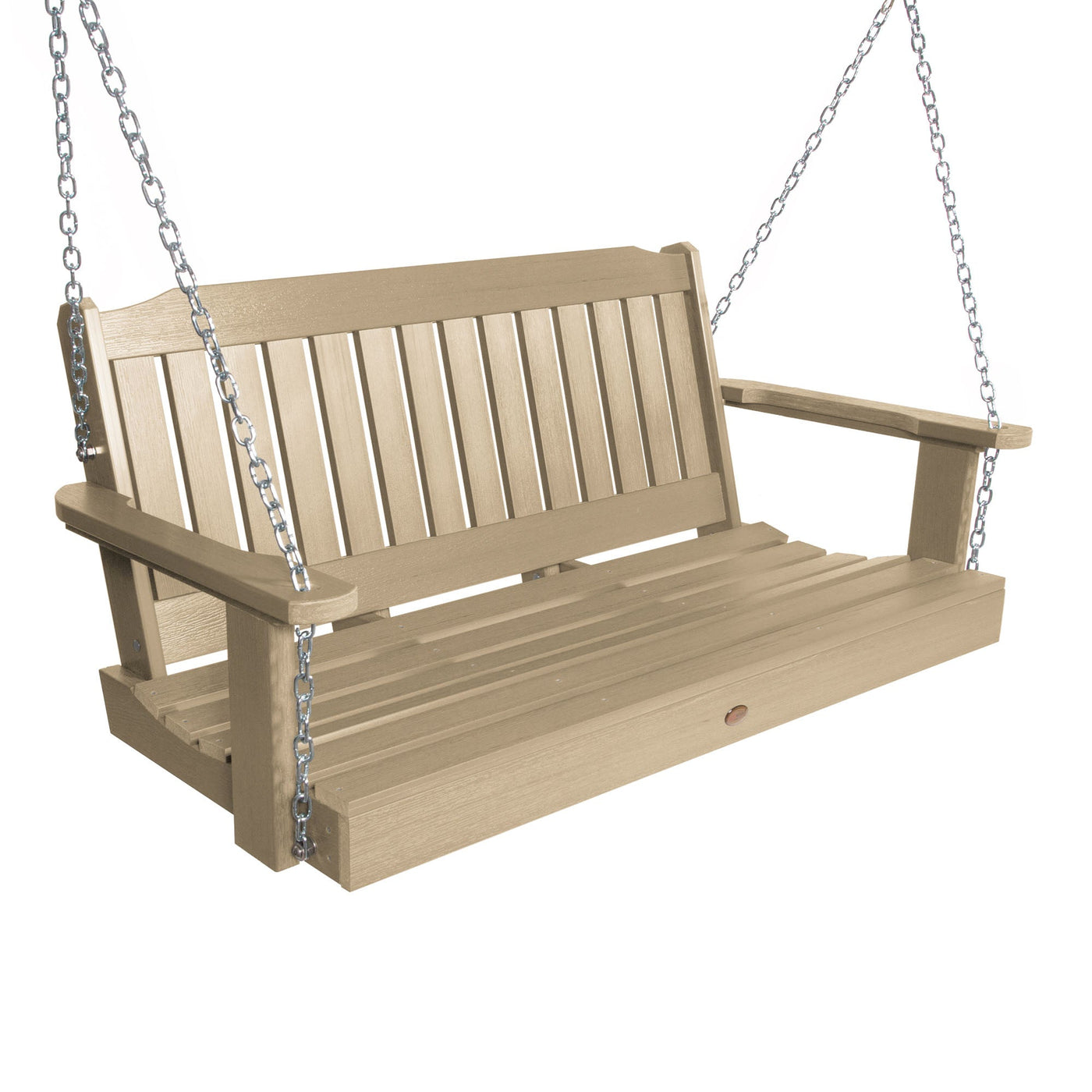 BLOWOUT Lehigh Porch Swing - 4ft BenchSwing Highwood USA Tuscan Taupe 
