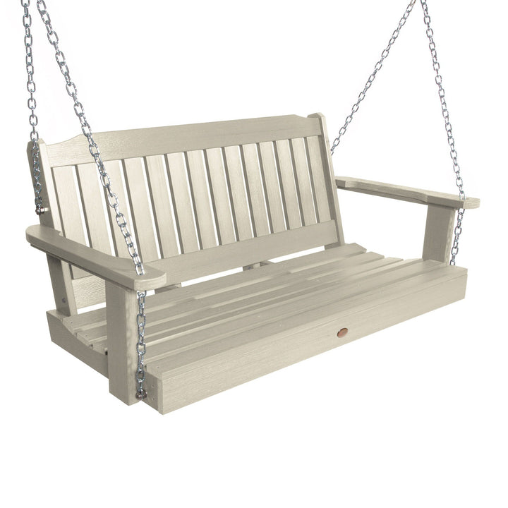 Refurbished Lehigh Porch Swing 4ft Highwood USA Whitewash 
