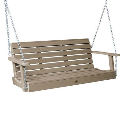 Weatherly Porch Swing - 5ft BenchSwing Highwood USA Woodland Brown 