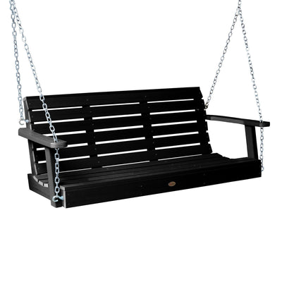 Weatherly Porch Swing - 5ft BenchSwing Highwood USA Black 