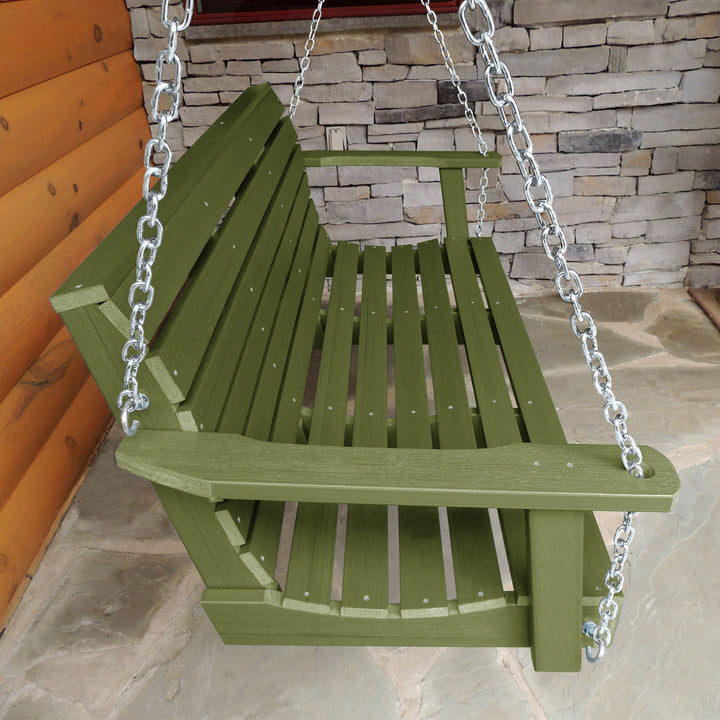 Refurbished Weatherly Porch Swing 5ft Highwood USA 