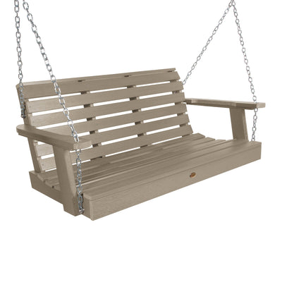 Weatherly Porch Swing - 4ft BenchSwing Highwood USA Woodland Brown 
