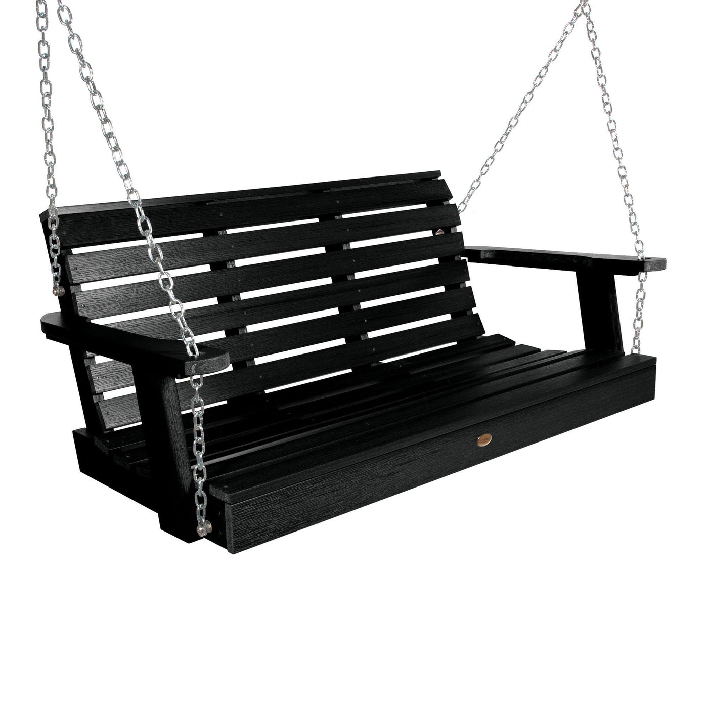 Weatherly Porch Swing - 4ft BenchSwing Highwood USA Black 