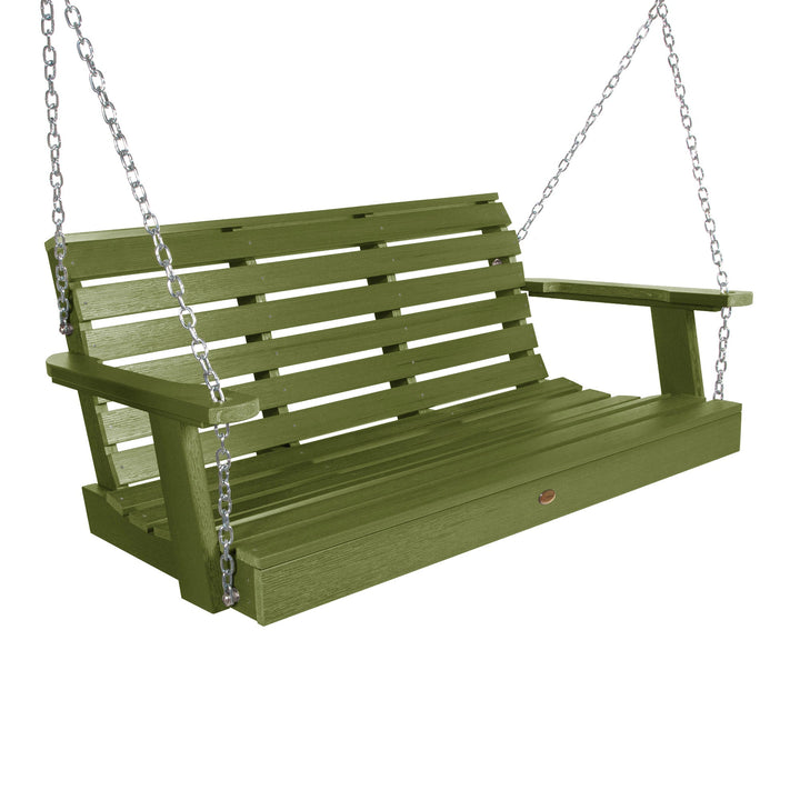 Refurbished 4ft Weatherly Porch Swing Highwood USA Dried Sage 