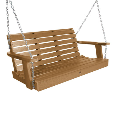 Weatherly Porch Swing - 4ft BenchSwing Highwood USA Toffee 