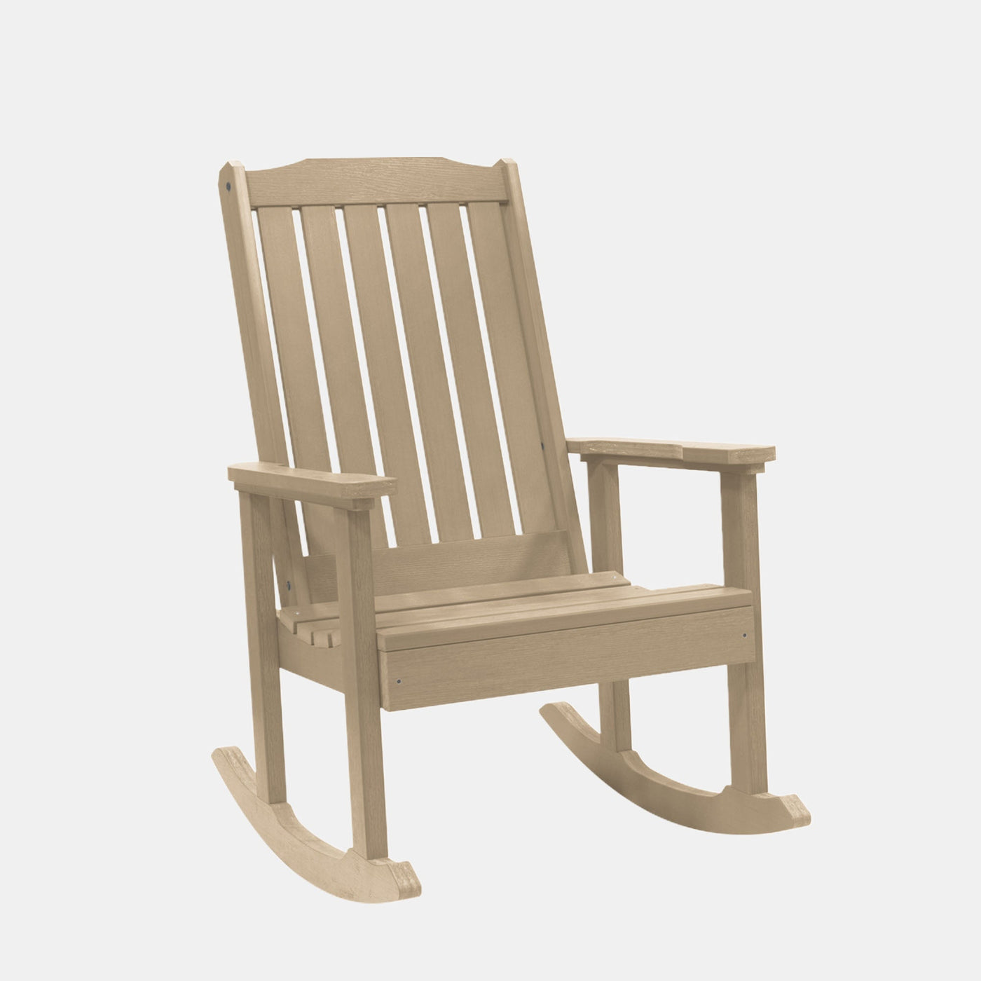 Refurbished Lehigh Rocking Chair Highwood USA Tuscan Taupe 