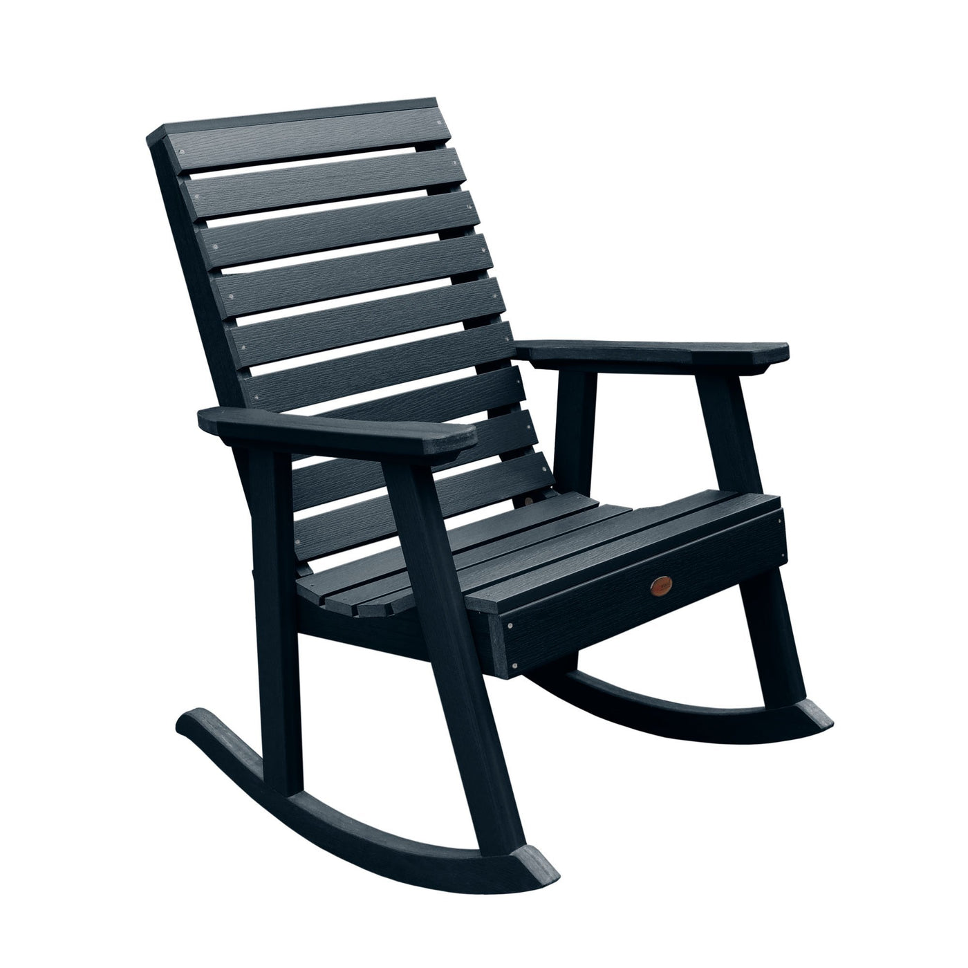 Refurbished Weatherly Rocking Chair Highwood USA Federal Blue 
