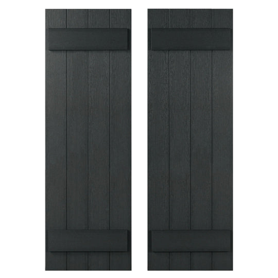 Stonecroft 47" Shutter Set of 2 Highwood USA Black 