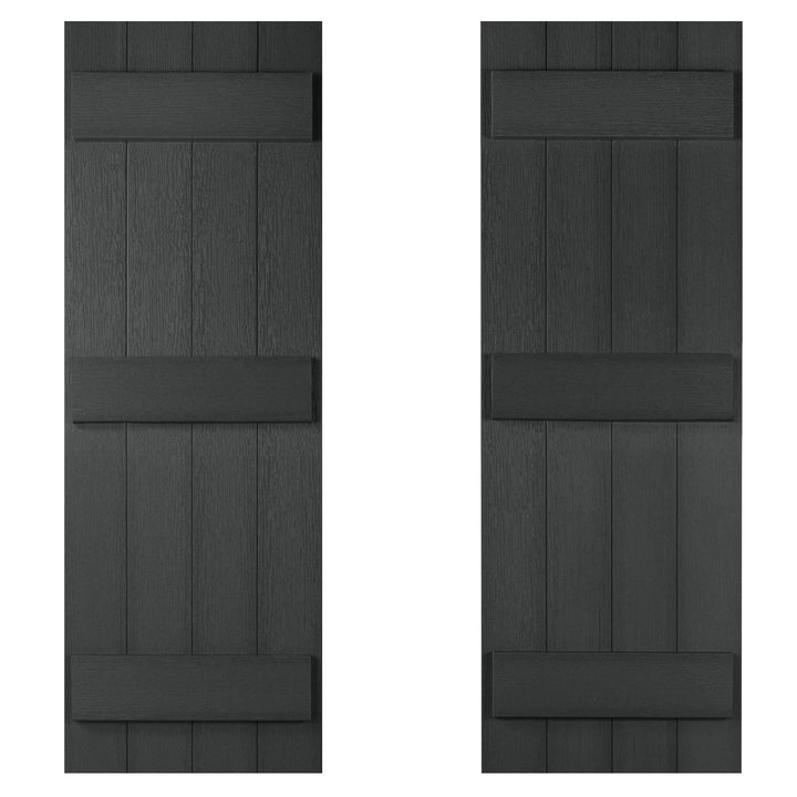 Stonecroft 55" Shutter Set of 2 Highwood USA Black 