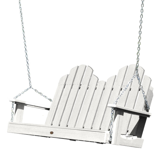 Refurbished Classic Westport Porch Swing BenchSwing4ft Highwood USA White 