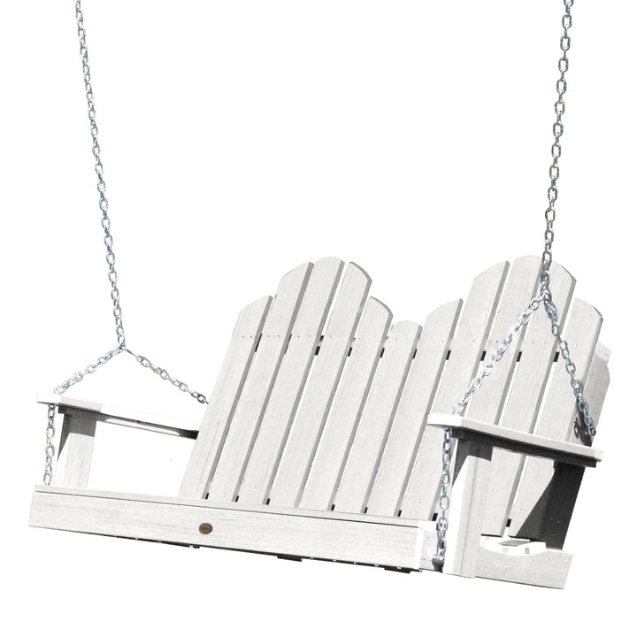 Refurbished Classic Westport Porch Swing BenchSwing4ft Highwood USA White 