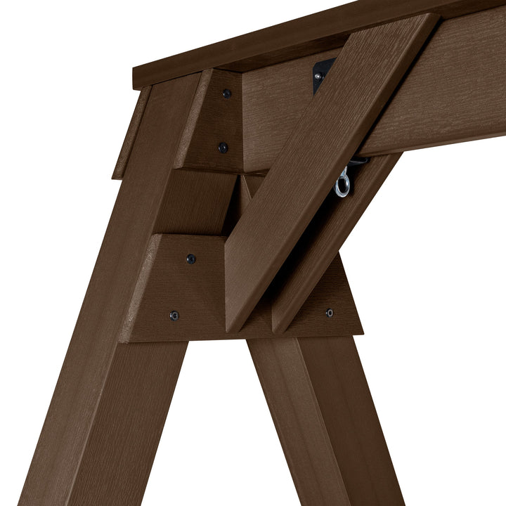 A-Frame Porch Swing Stand Outdoor Structures Highwood USA 