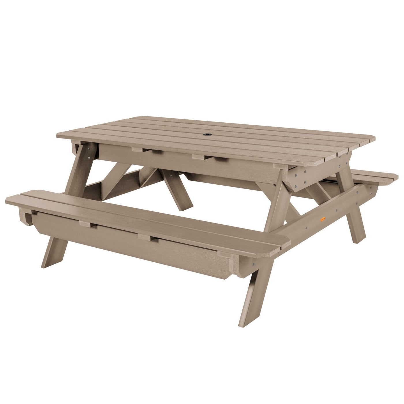 Hometown Picnic Table Dining Highwood USA Woodland Brown 