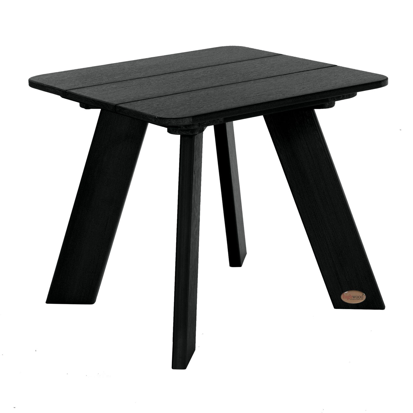 Italica Modern Side Table in Black.