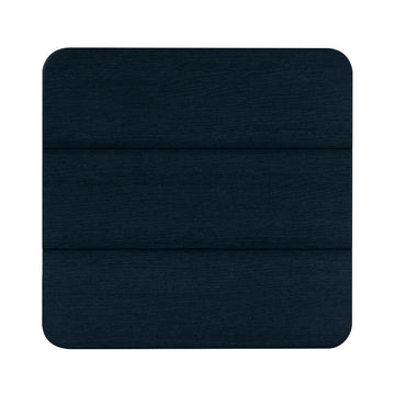 Top view of Italica Modern side table in Federal Blue