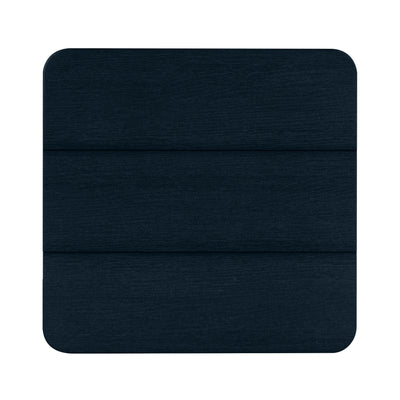 Top view of Italica Modern side table in Federal Blue