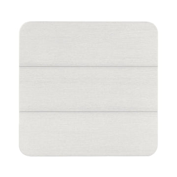 Top view of Italica Modern side table in White