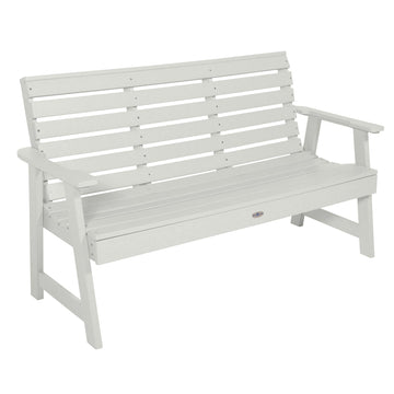 Riverside Garden Bench 5ft Bench Bahia Verde Outdoors Coconut White 