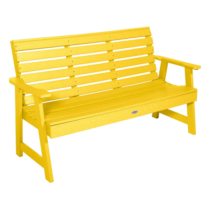 Riverside Garden Bench 5ft Bench Bahia Verde Outdoors Sunbeam Yellow 