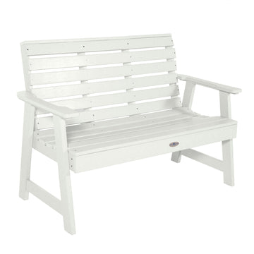 Riverside Garden Bench 4ft Bench Bahia Verde Outdoors Coconut White 