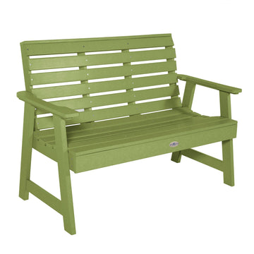 Riverside Garden Bench 4ft Bench Bahia Verde Outdoors Palm Green 