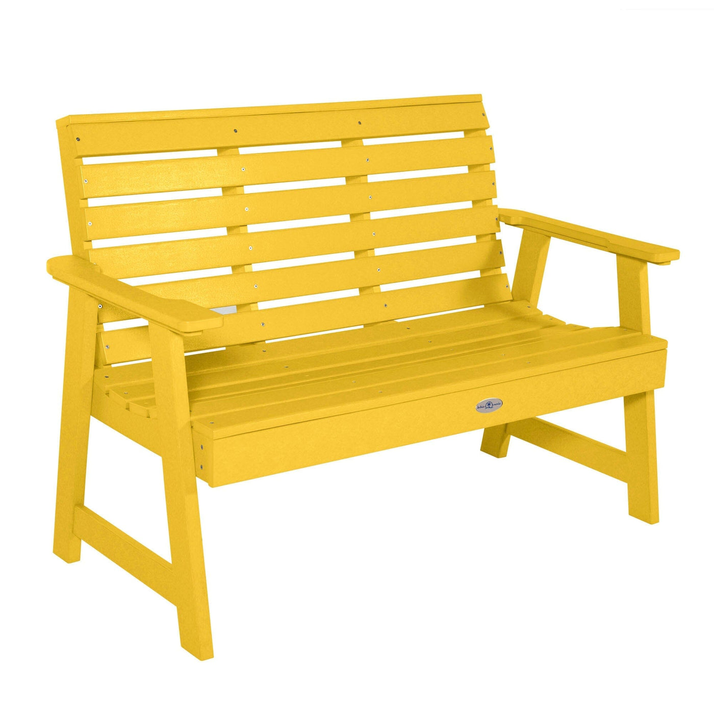 Riverside Garden Bench 4ft Bench Bahia Verde Outdoors Sunbeam Yellow 