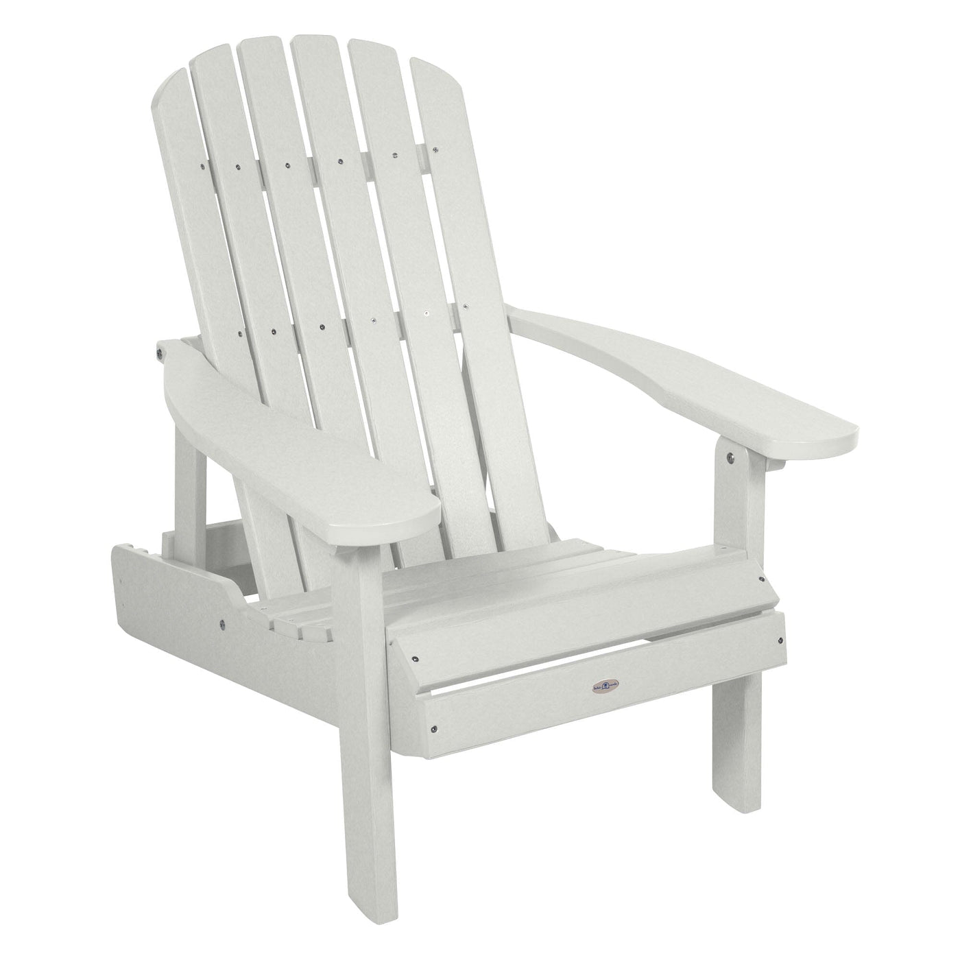 Cape Folding and Reclining Adirondack Chair Chair Bahia Verde Outdoors Coconut White 