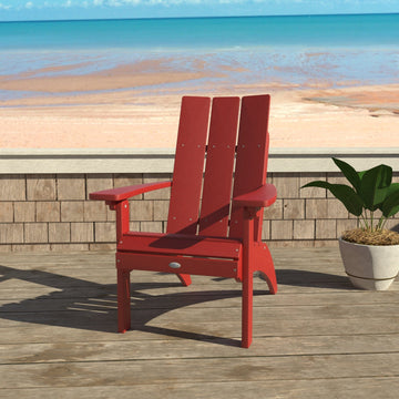 Corolla Comfort Height Adirondack Chair Chair Bahia Verde Outdoors 