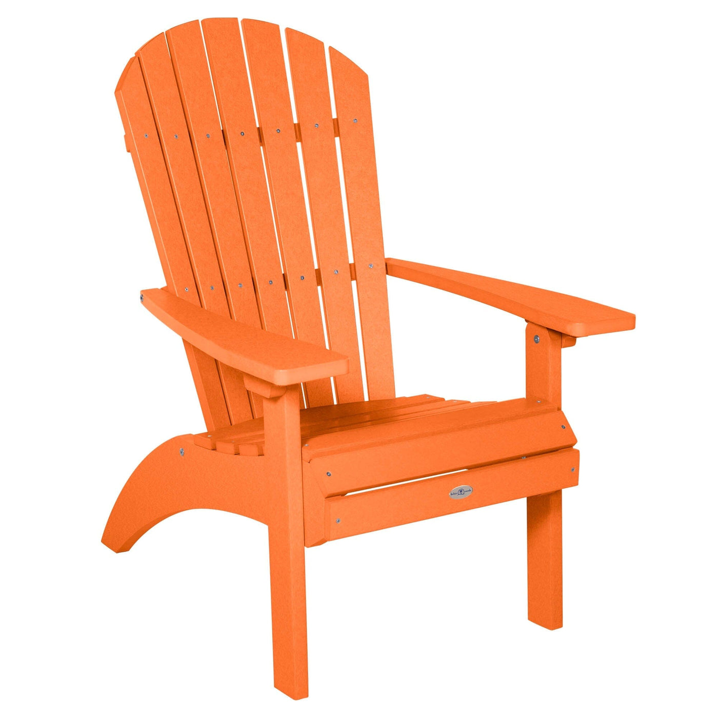 Waterfall Comfort Height Adirondack Chair Chair Bahia Verde Outdoors Citrus Orange 