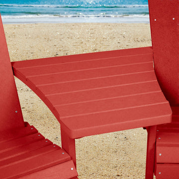 Comfort Height Adirondack Tete-a-Tete Connecting Table Accessory Bahia Verde Outdoors 