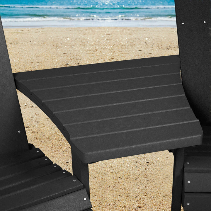 Comfort Height Adirondack Tete-a-Tete Connecting Table Accessory Bahia Verde Outdoors 