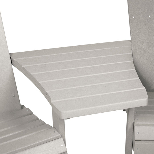 Comfort Height Adirondack Tete-a-Tete Connecting Table Accessory Bahia Verde Outdoors 