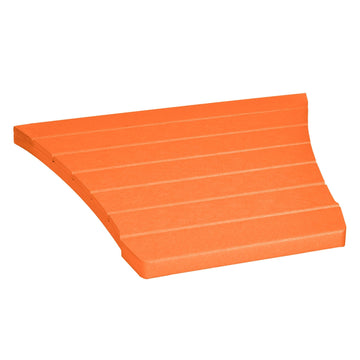 Comfort Height Adirondack Tete-a-Tete Connecting Table Accessory Bahia Verde Outdoors Citrus Orange 