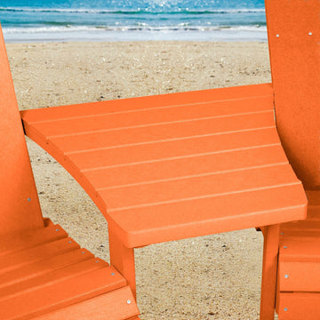 Comfort Height Adirondack Tete-a-Tete Connecting Table Accessory Bahia Verde Outdoors 