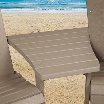 Comfort Height Adirondack Tete-a-Tete Connecting Table Accessory Bahia Verde Outdoors 