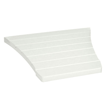 Comfort Height Adirondack Tete-a-Tete Connecting Table Accessory Bahia Verde Outdoors Coconut White 