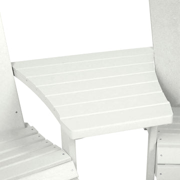 Comfort Height Adirondack Tete-a-Tete Connecting Table Accessory Bahia Verde Outdoors 
