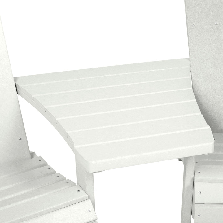 Comfort Height Adirondack Tete-a-Tete Connecting Table Accessory Bahia Verde Outdoors 
