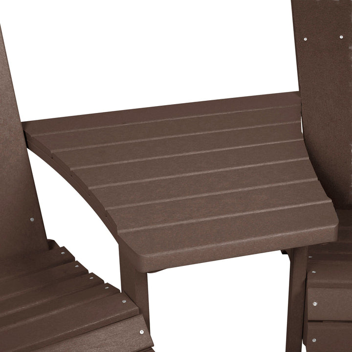Comfort Height Adirondack Tete-a-Tete Connecting Table Accessory Bahia Verde Outdoors 