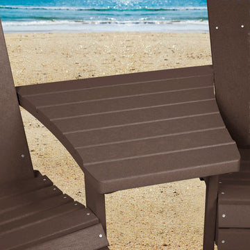 Comfort Height Adirondack Tete-a-Tete Connecting Table Accessory Bahia Verde Outdoors 