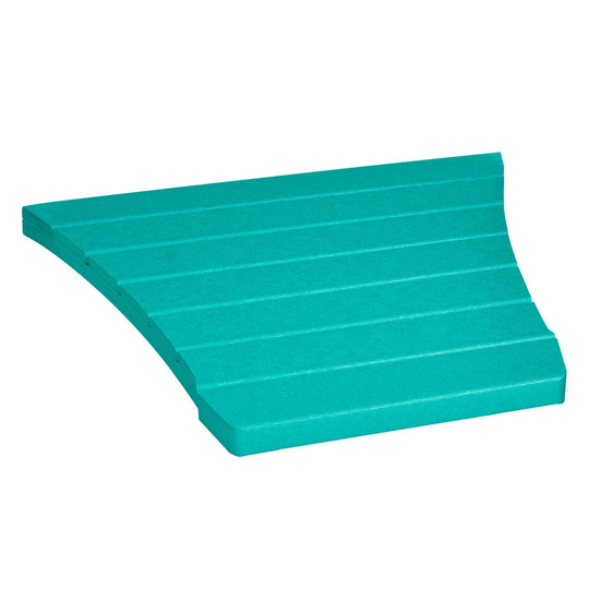 Comfort Height Adirondack Tete-a-Tete Connecting Table Accessory Bahia Verde Outdoors Seaglass Blue 