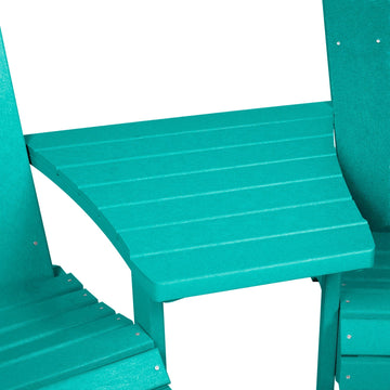 Comfort Height Adirondack Tete-a-Tete Connecting Table Accessory Bahia Verde Outdoors 