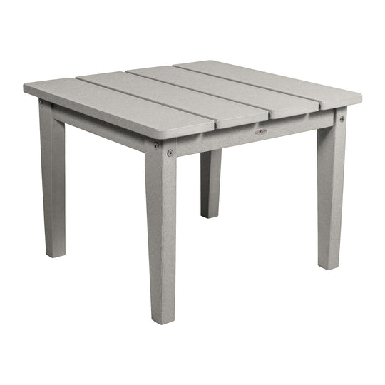 Cape Adirondack Large Side Table Table Bahia Verde Outdoors Cove Gray 
