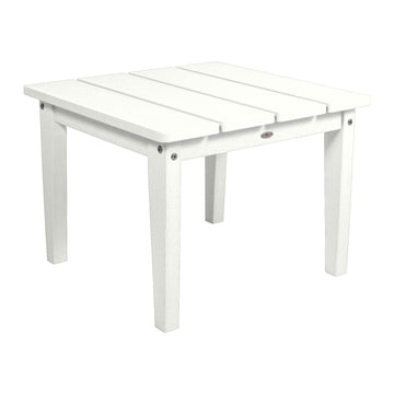 Cape Adirondack Large Side Table Table Bahia Verde Outdoors Coconut White 