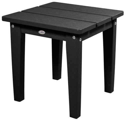 Cape Adirondack Small Side Table Table Bahia Verde Outdoors Black Sand 